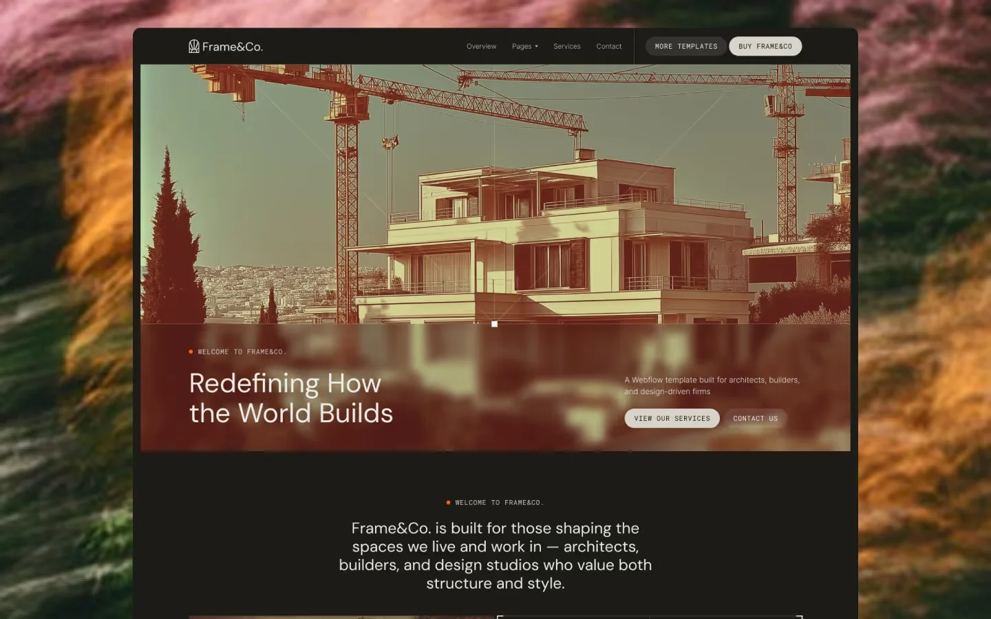 Frame&Co. - Webflow HTML website template - OG image