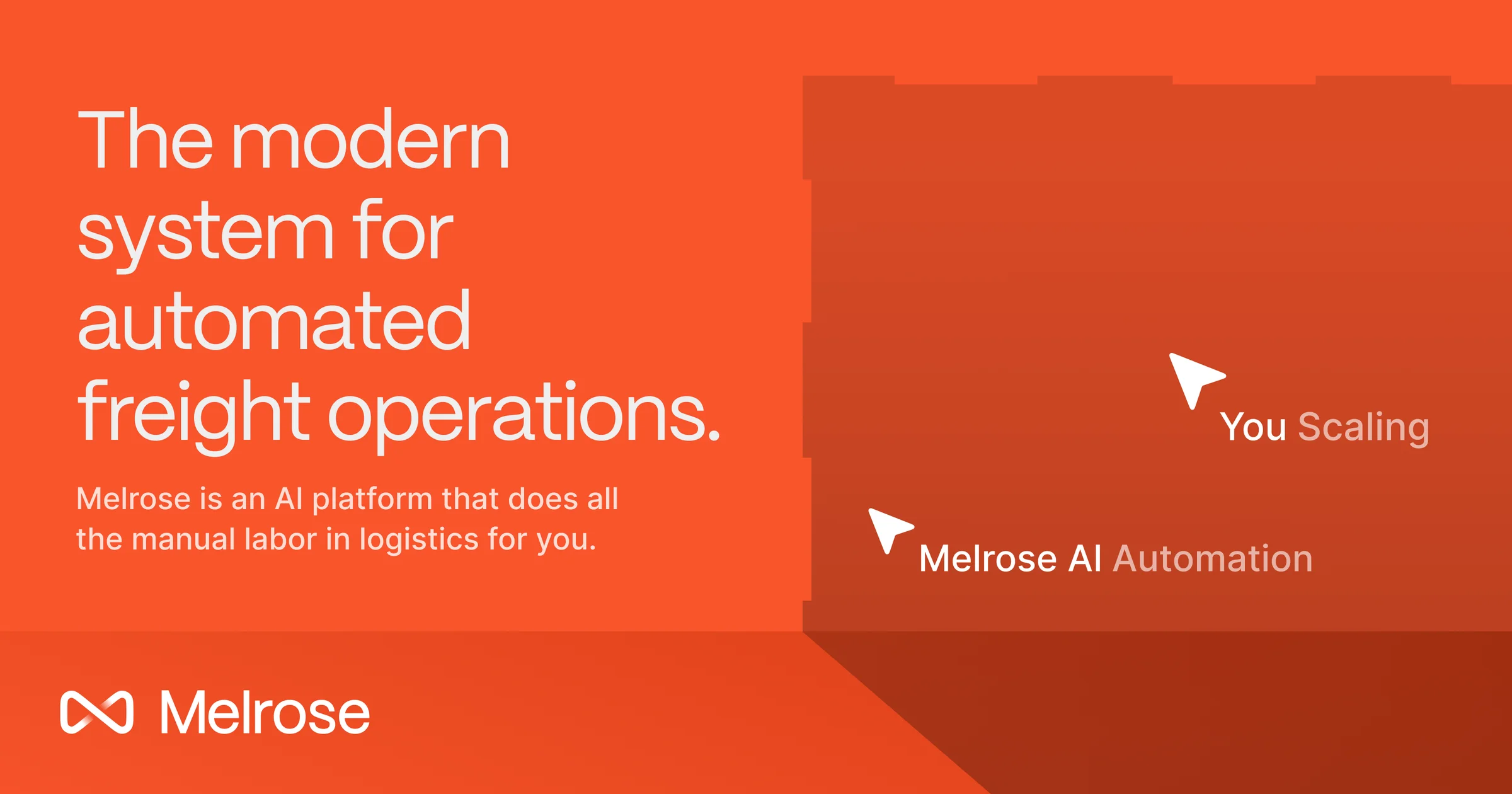 Melrose - Automate all your Logistics with AI - OG image