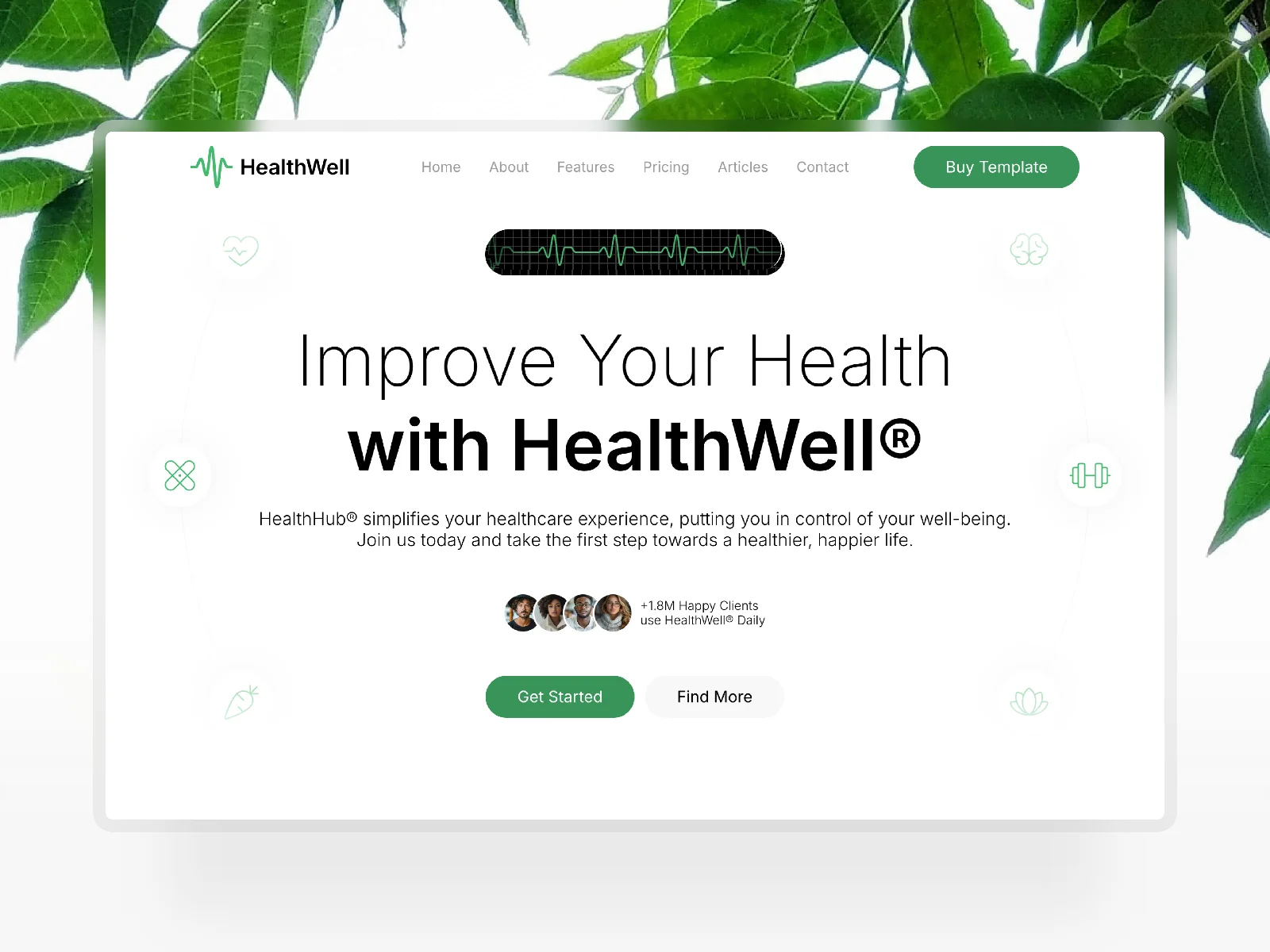 HealthWell - Healthcare Framer Template - OG image