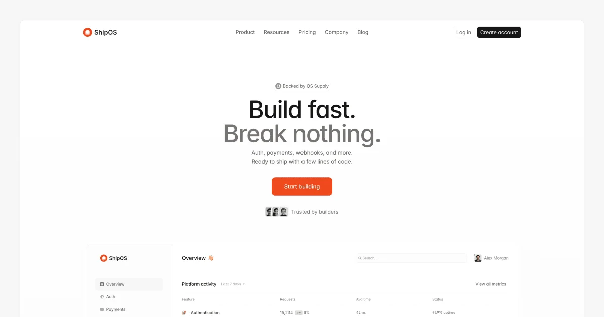 ShipOS - SaaS Framer Template - OG image