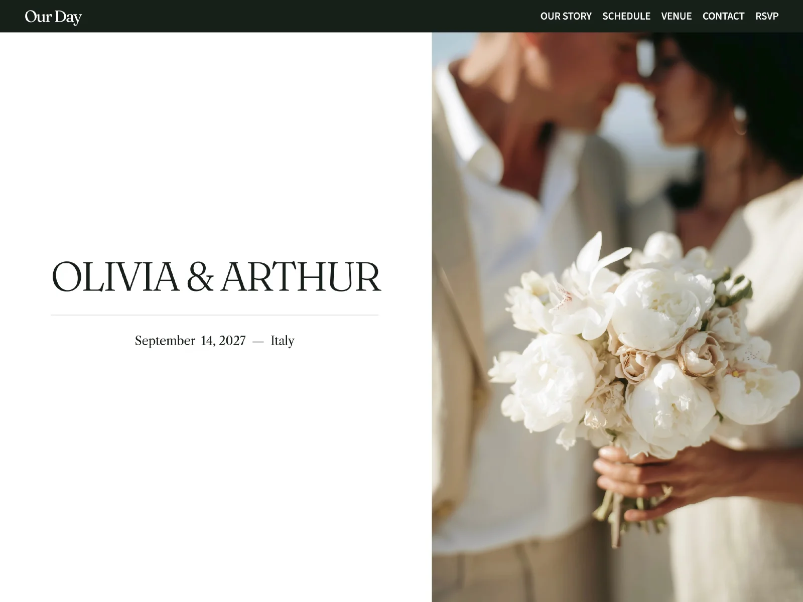 Our Day Framer Template - OG image design inspiration