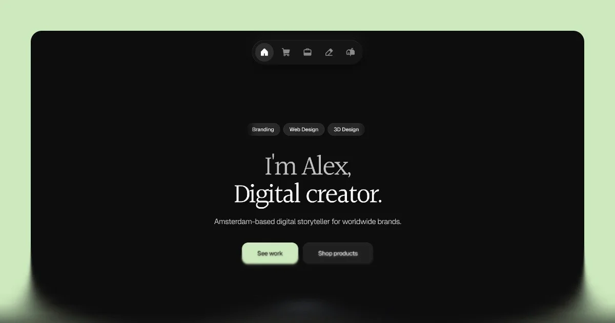 Refined® - Portfolio Template for Framer - OG image