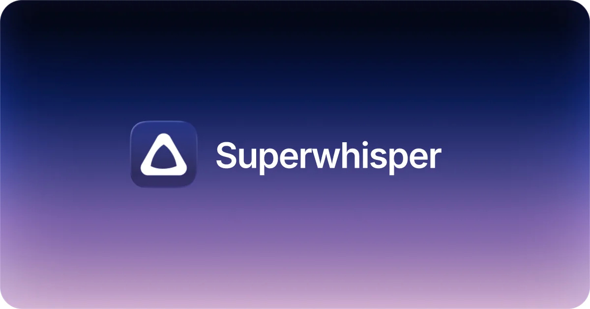 Superwhisper — AI Voice to Text for macOS, Windows & iOS | Superwhisper - OG image