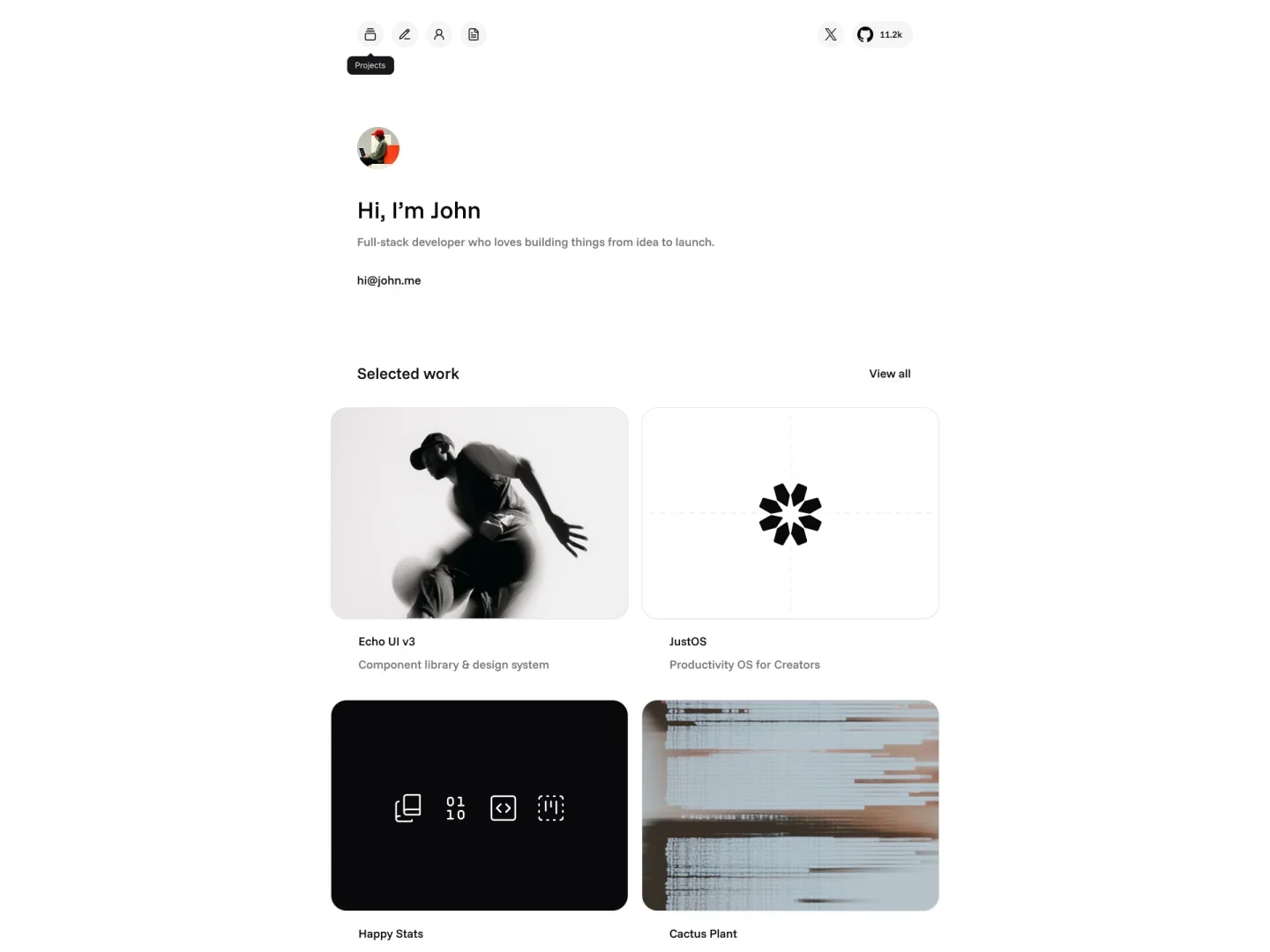 Echo - Modern Next.js Template - OG image
