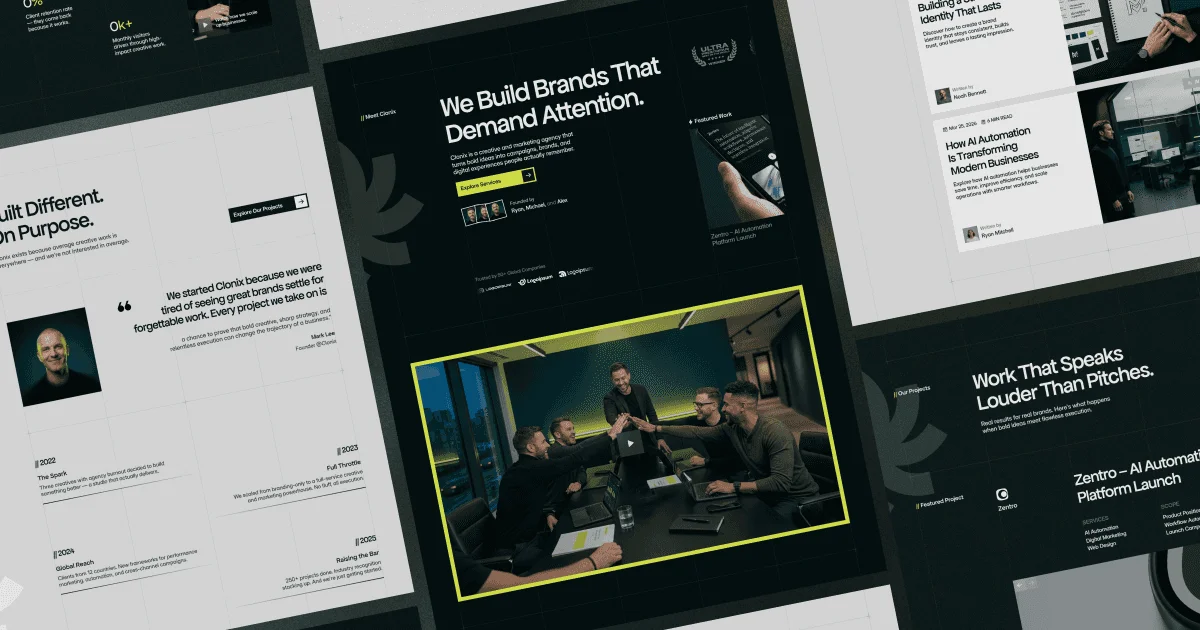 Clonix - Multipurpose Online Agency for Creative Brands - OG image