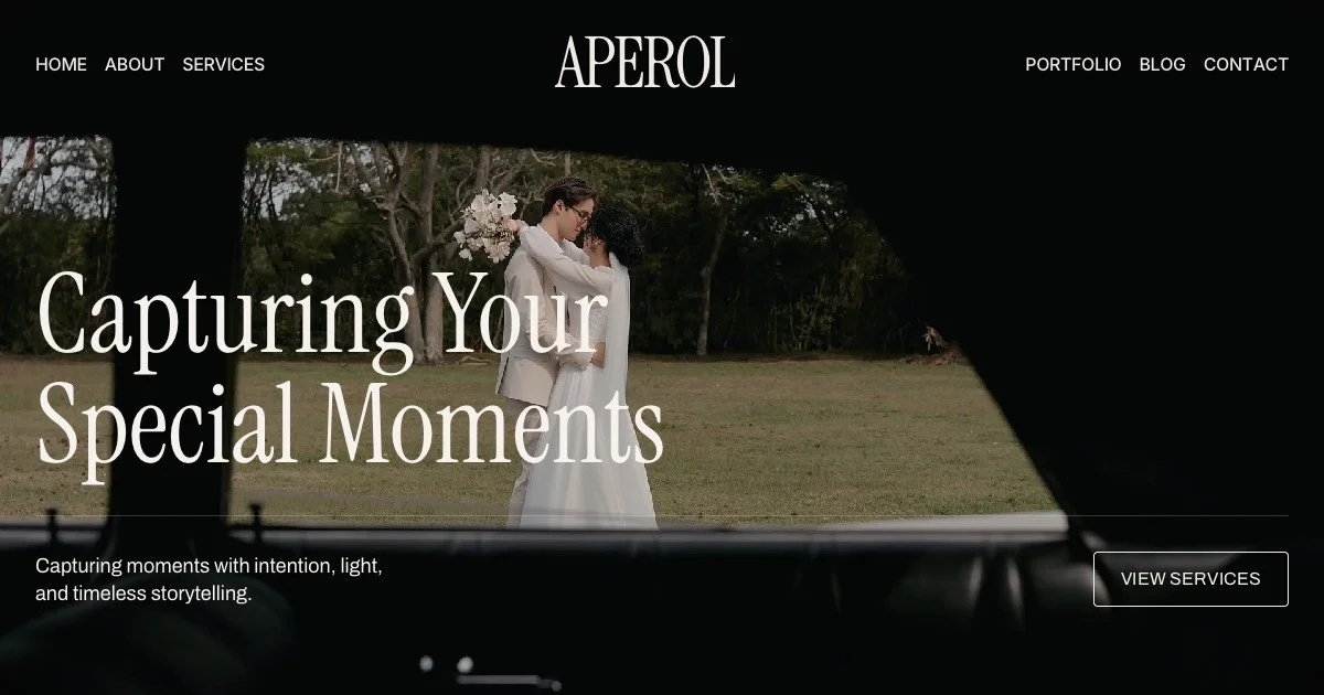 Aperol - Framer Photography Website Template - OG image
