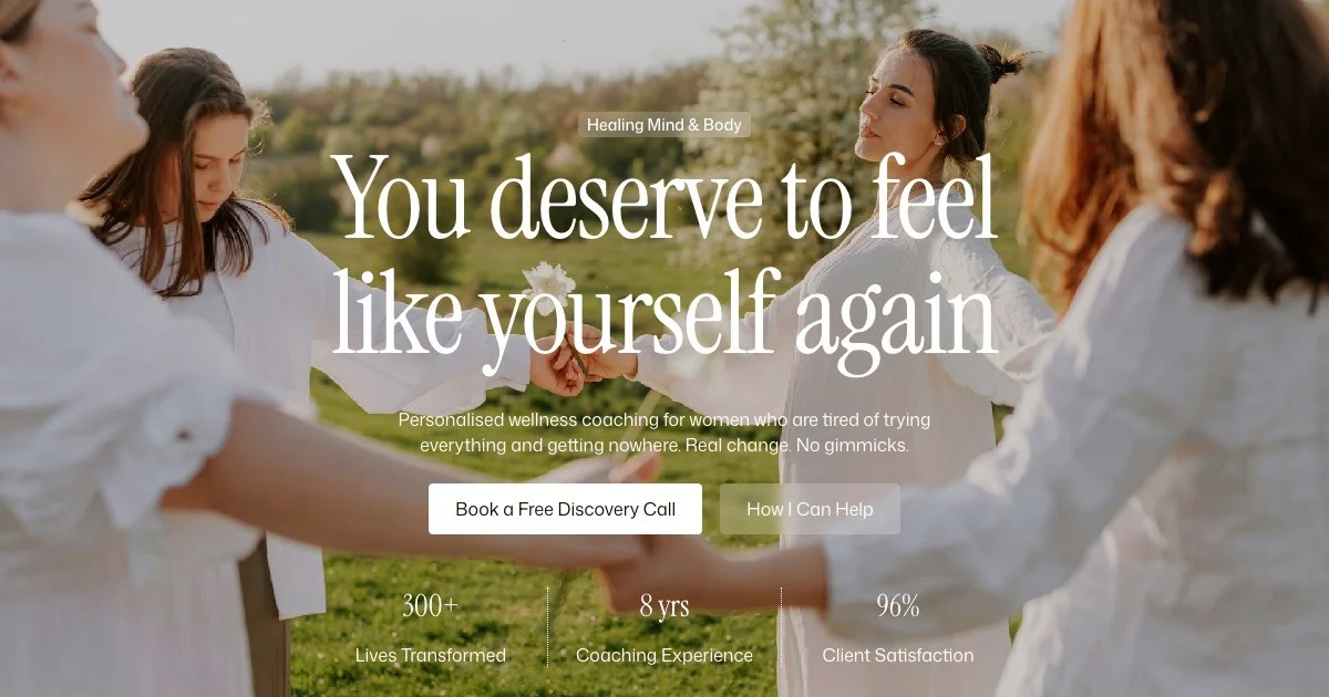 Awakened - Wellness Coach Website Template - OG image
