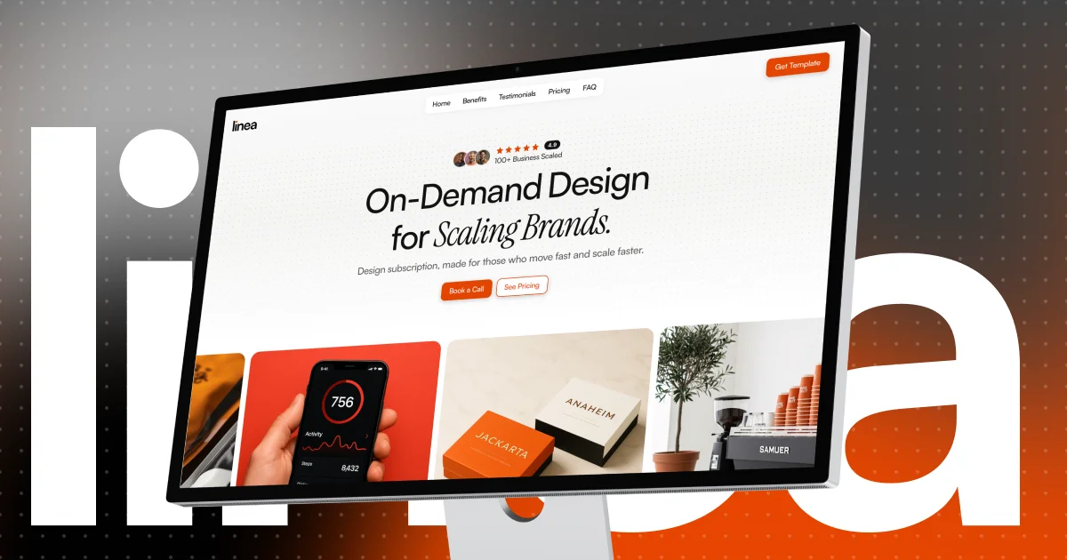 Linea - Design Subscription Template - OG image