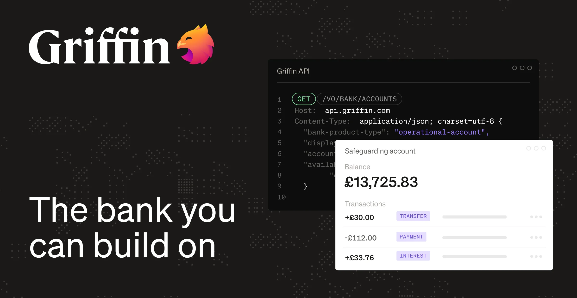 Griffin - The bank you can build on - OG image