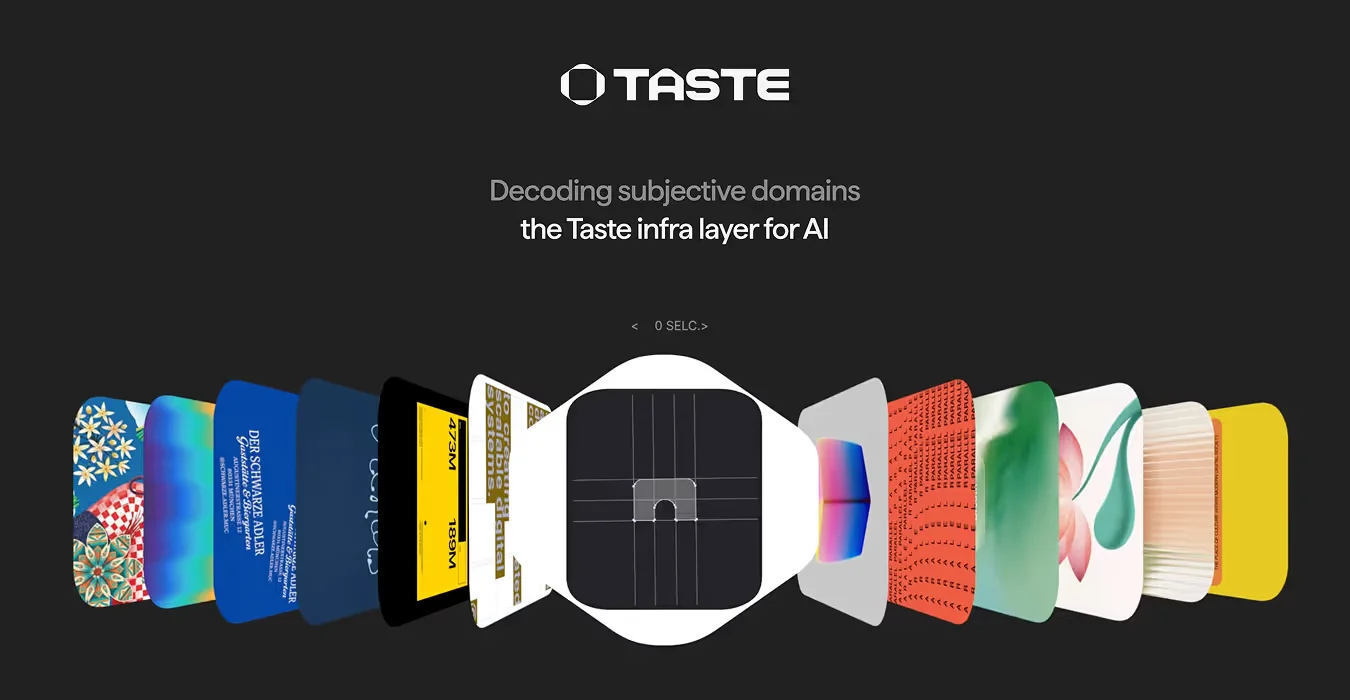 Taste Labs - The taste layer for AI - OG image