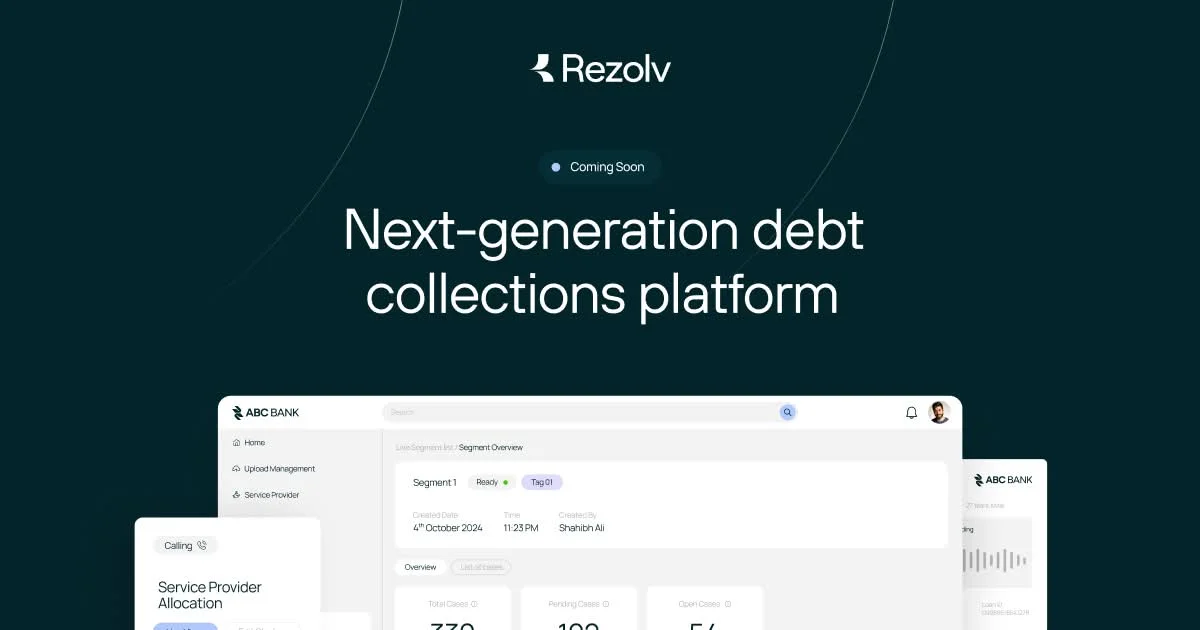 Rezolv - AI-Native Comprehensive Debt Collection Platform - OG image