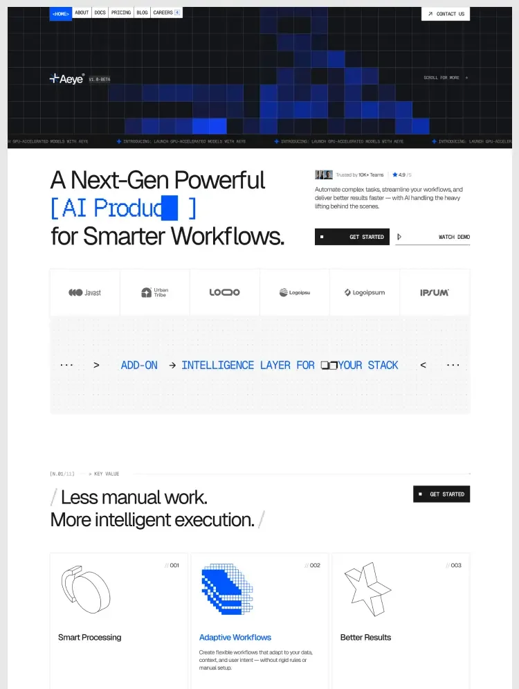 Aeye - Webflow HTML website template - OG image