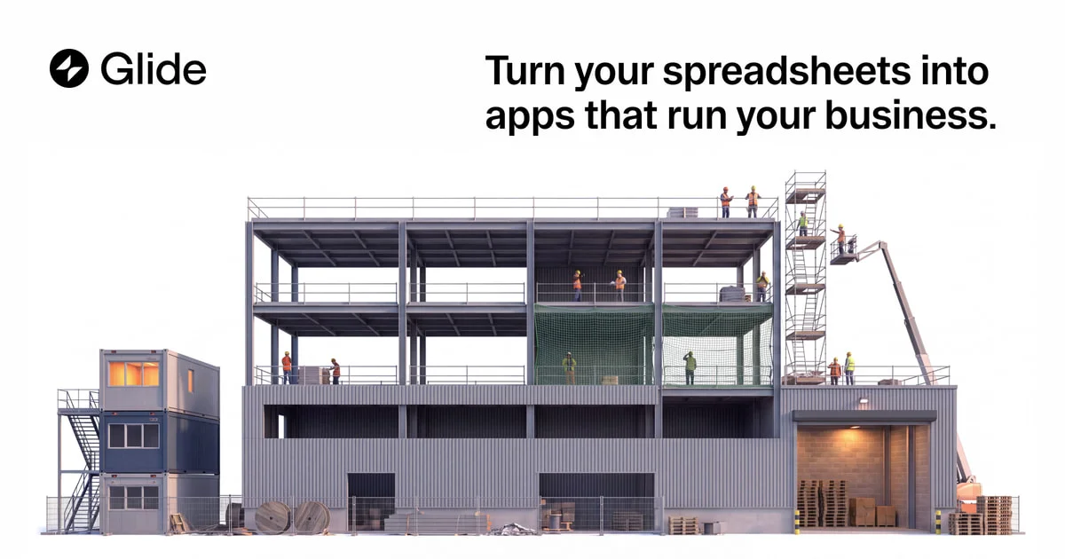 AI App Builder: Turn Spreadsheets into Business Apps | Glide - OG image