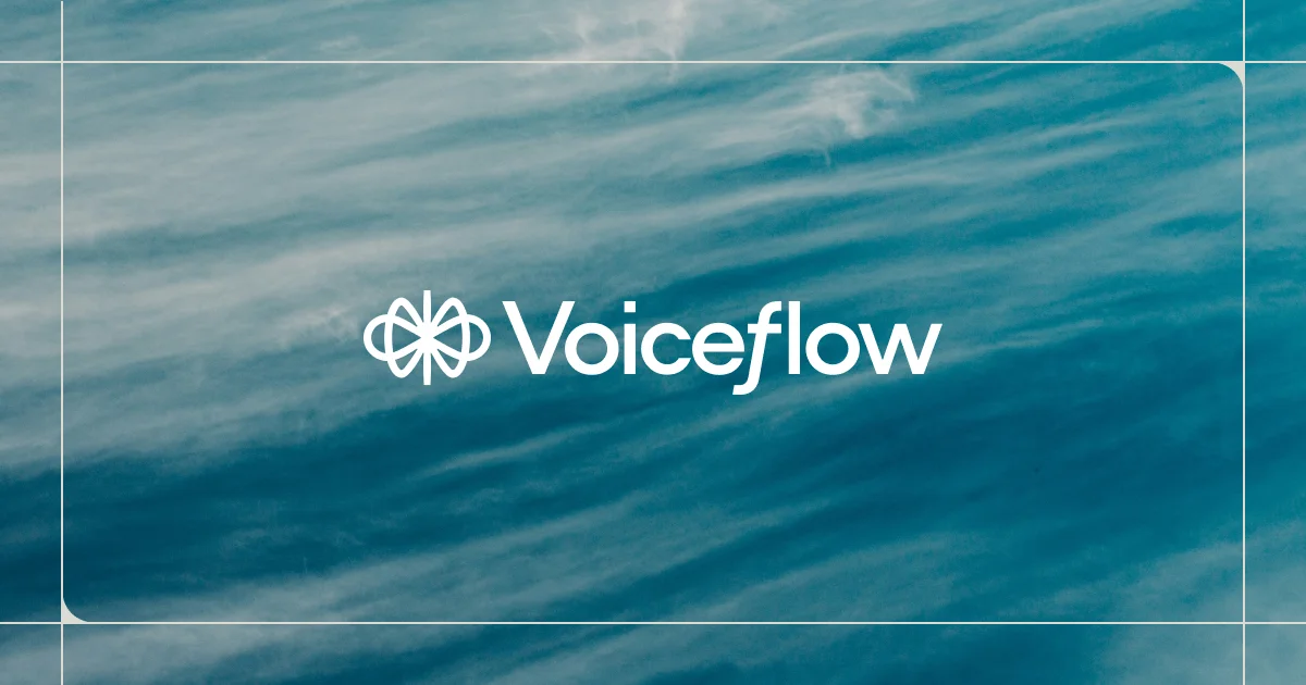Voiceflow | Enterprise Conversational AI Platform & Voice AI - OG image design inspiration