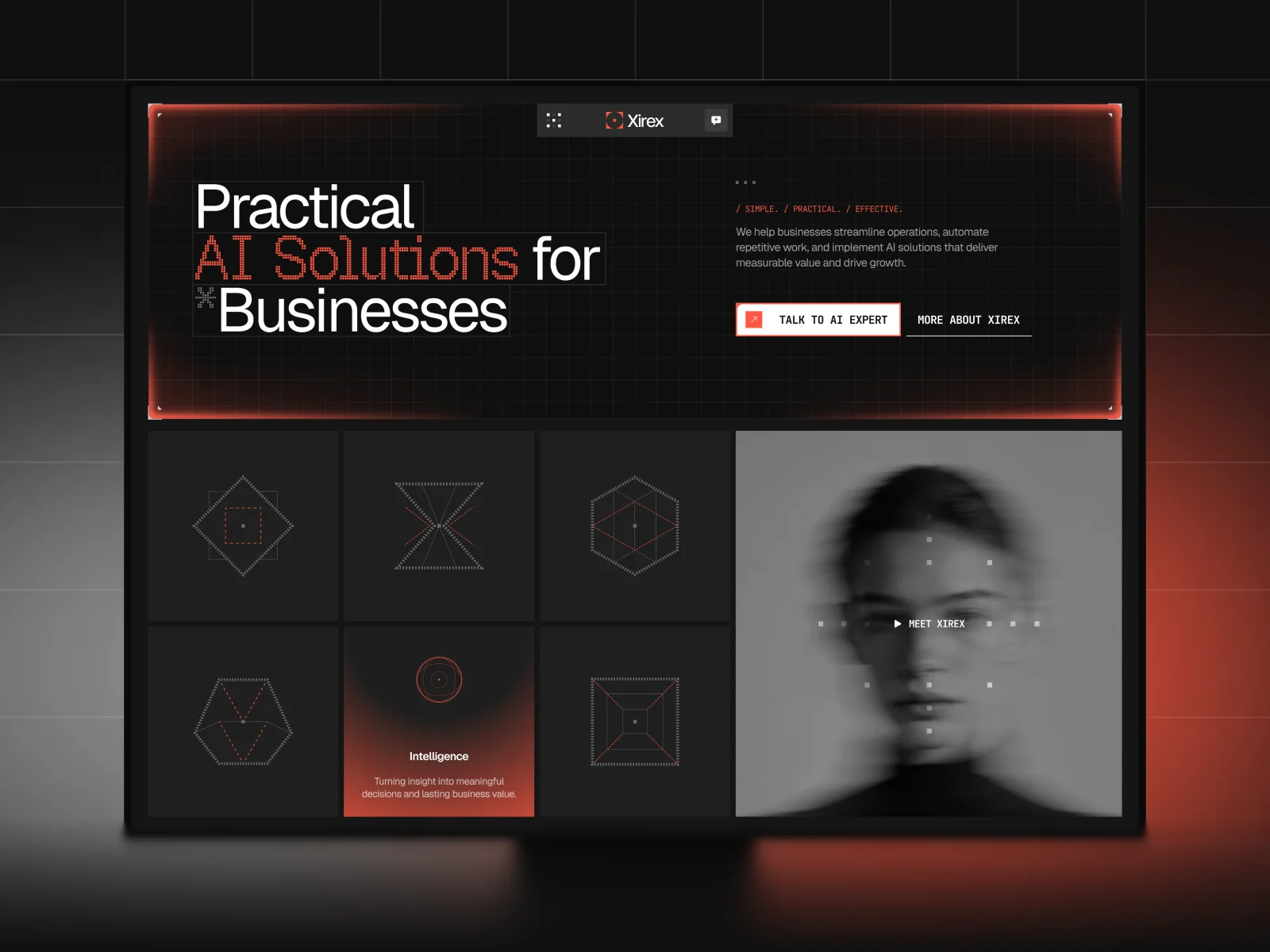 Xirex - AI Agency & Digital Studio Template - OG image
